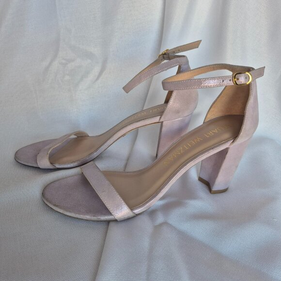 STUART WEITZMAN Nudist Platform Sandal - Picture 1 of 5